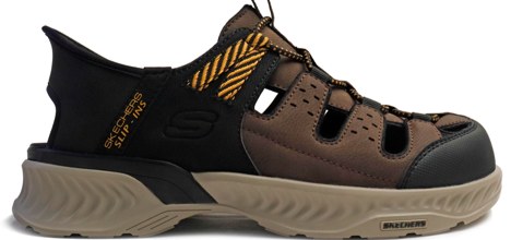 Black protective outdoor sandal