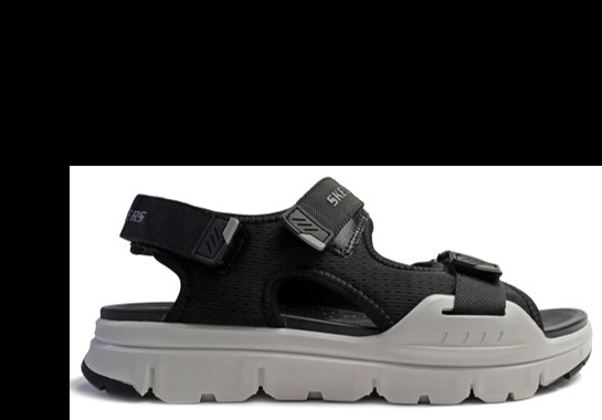 Black lightweight sport sandal
