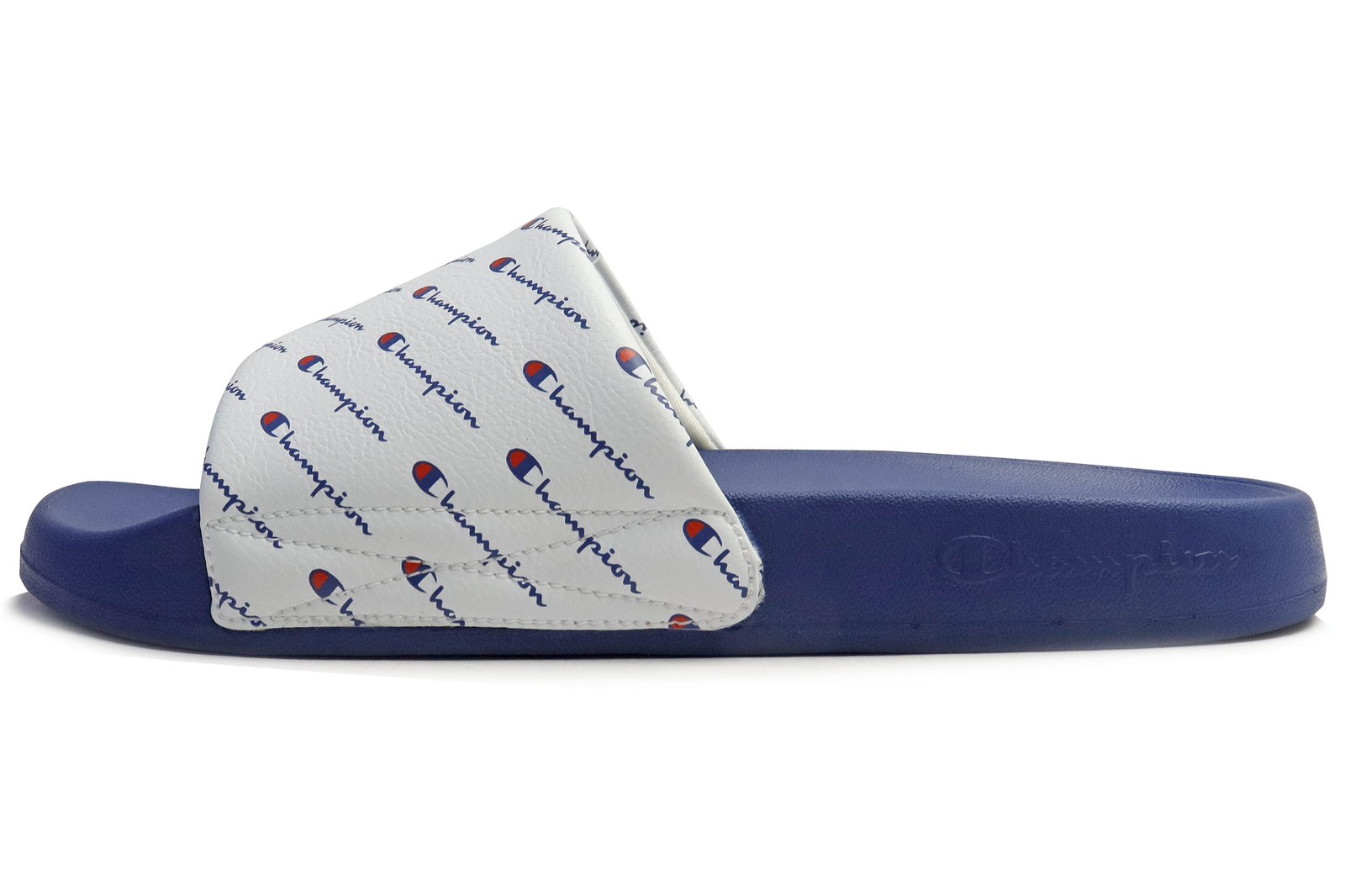 Printed women's slide sandal for private-label development